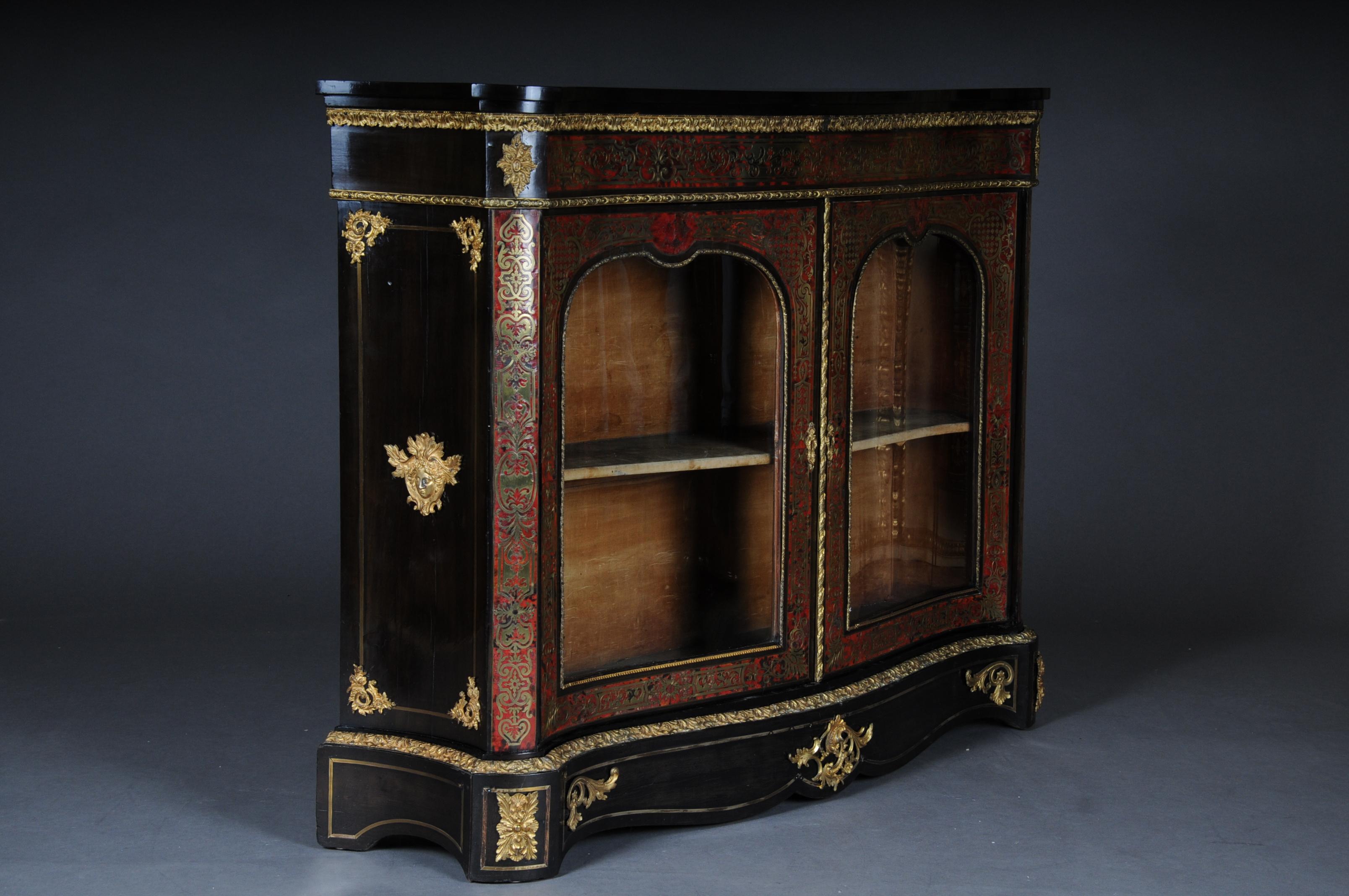 French Salon Boulle Chest of Drawers Chest of Drawers Napoleon III, Paris For Sale