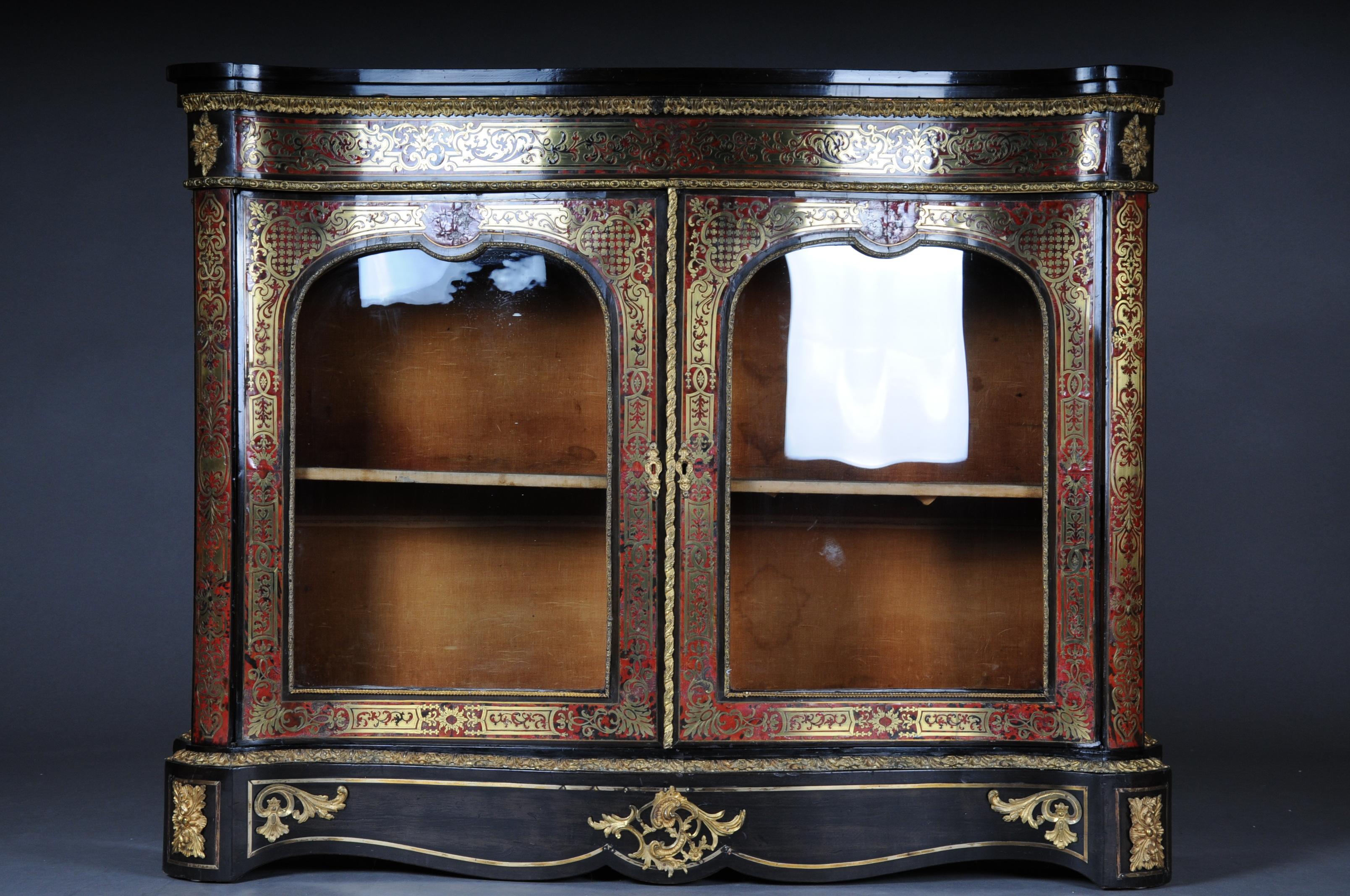 Salon Boulle Chest of Drawers Chest of Drawers Napoleon III, Paris In Good Condition For Sale In Berlin, DE