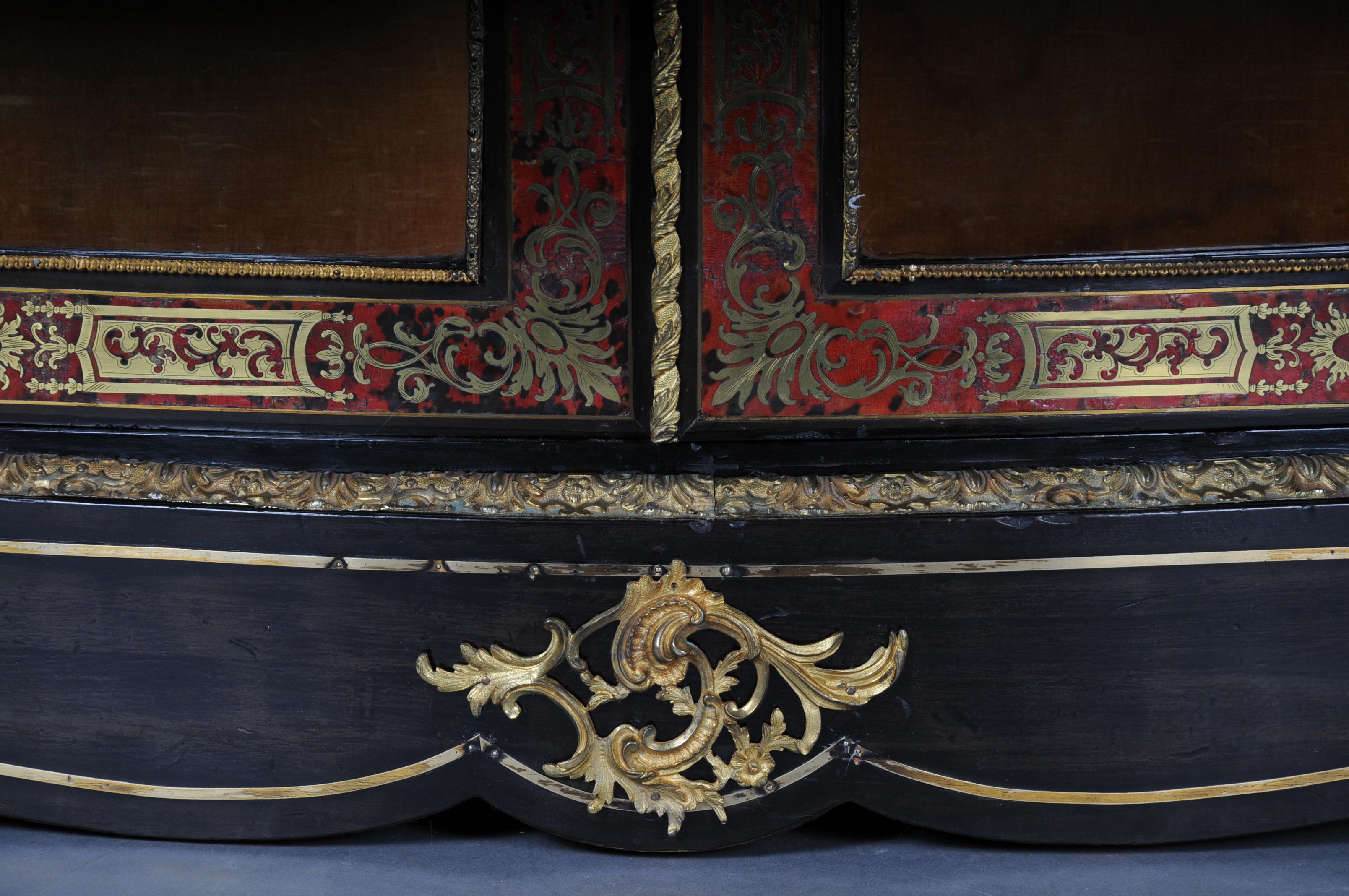 Late 19th Century Salon Boulle Chest of Drawers Chest of Drawers Napoleon III, Paris For Sale