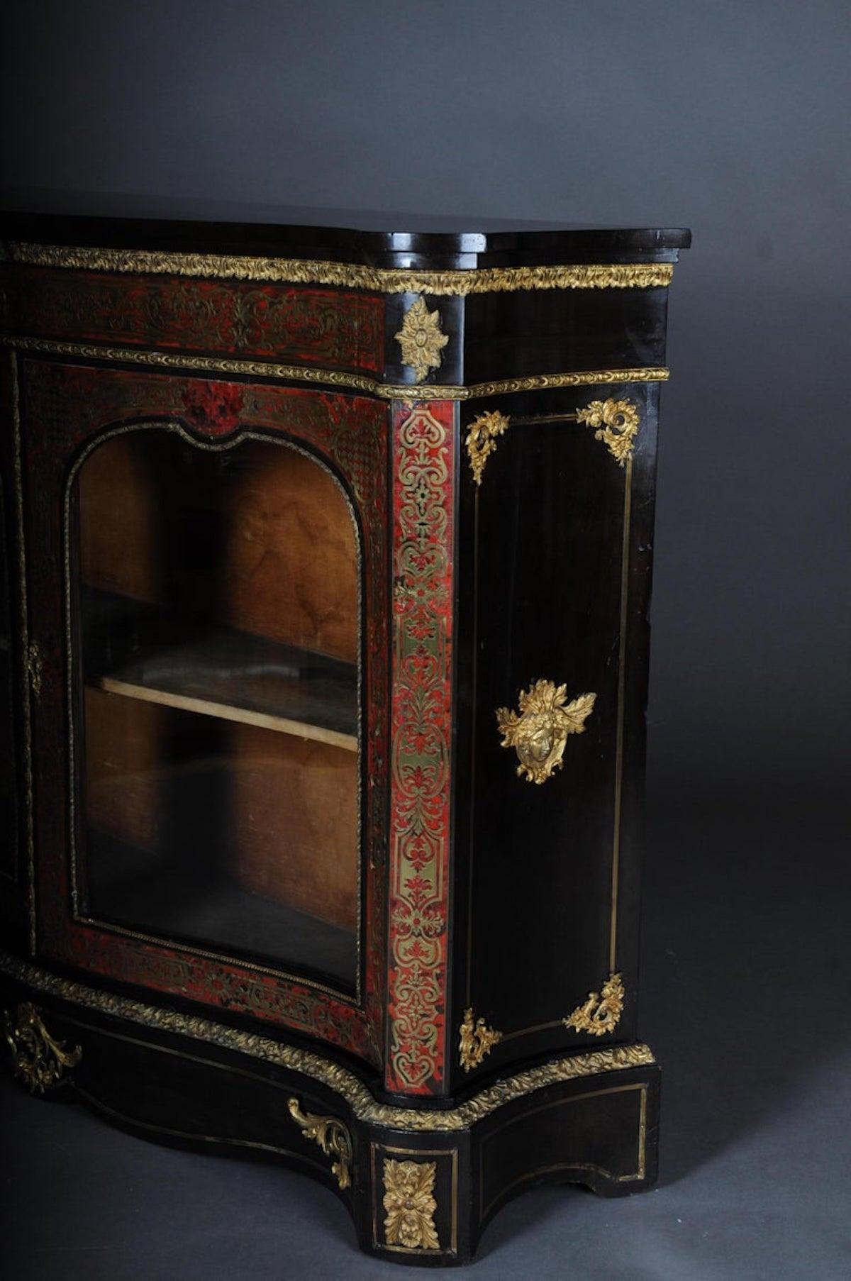 Salon Boulle-Kommode, Kommode Napoleon III., Paris im Angebot 7