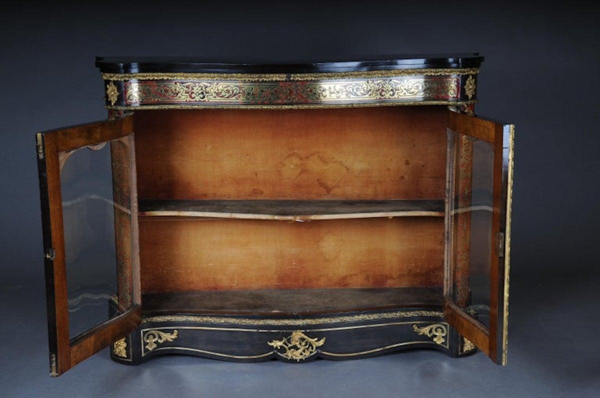 Salon Boulle-Kommode, Kommode Napoleon III., Paris im Angebot 2