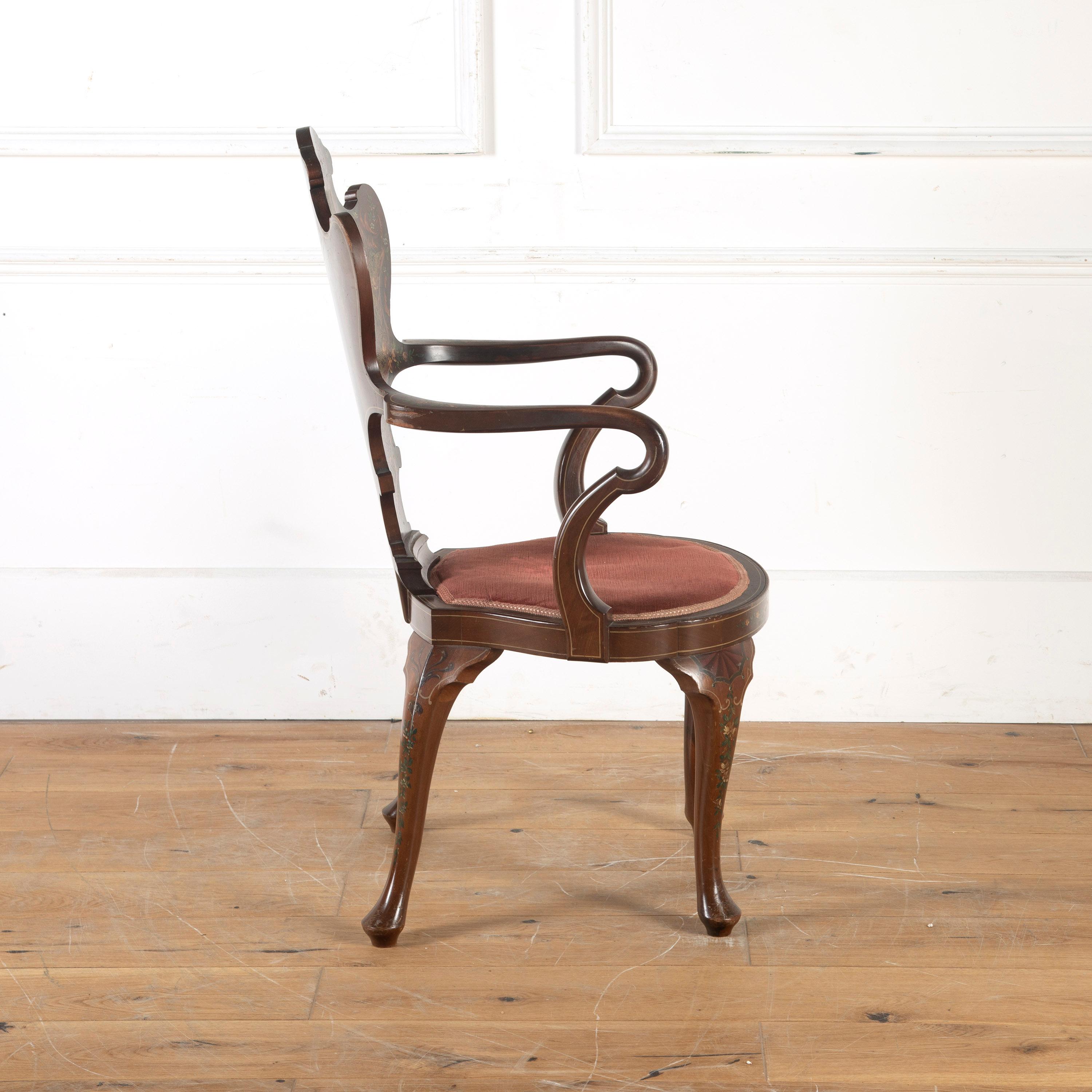 Country Salon Chair by Edwards & Roberts For Sale