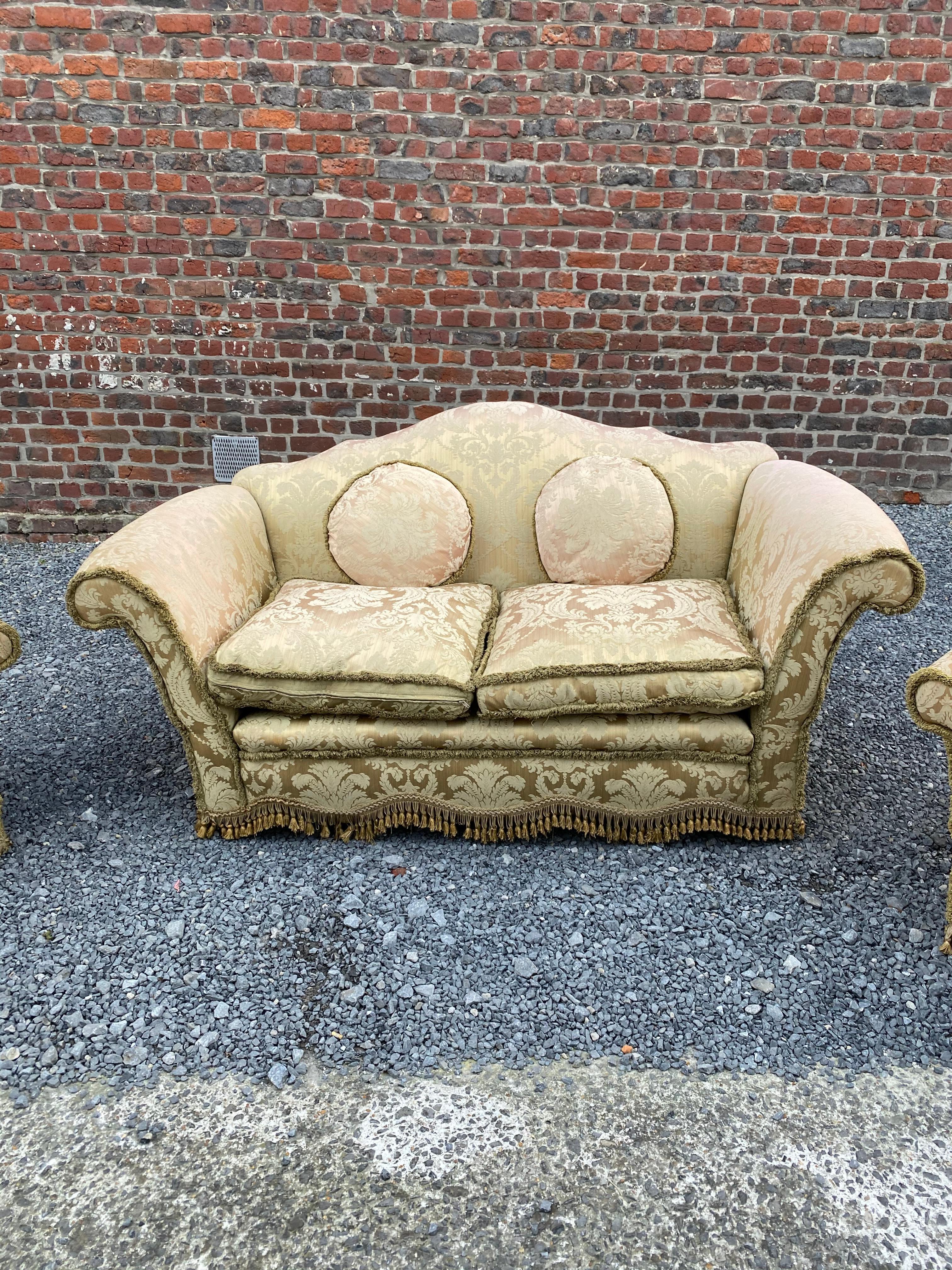Upholstery Salon Set Neo Baroque / Rococo circa 1930 to Fully Restore For Sale