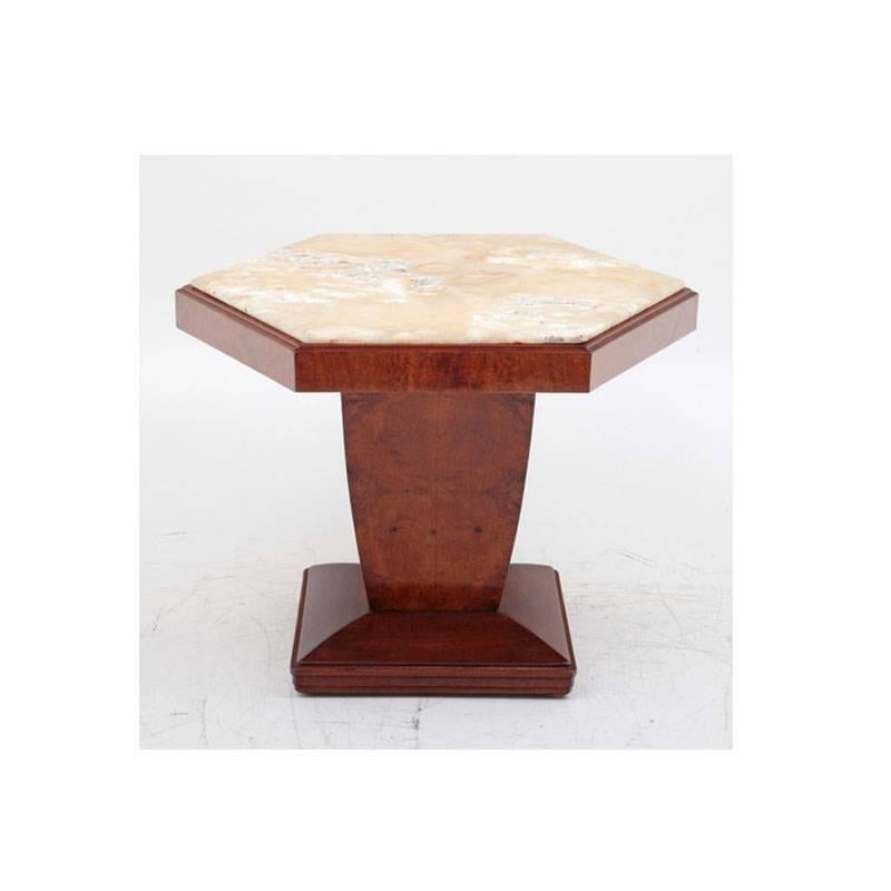 Salon Table, Art Deco, Italy, 1940s In Excellent Condition For Sale In Greding, DE