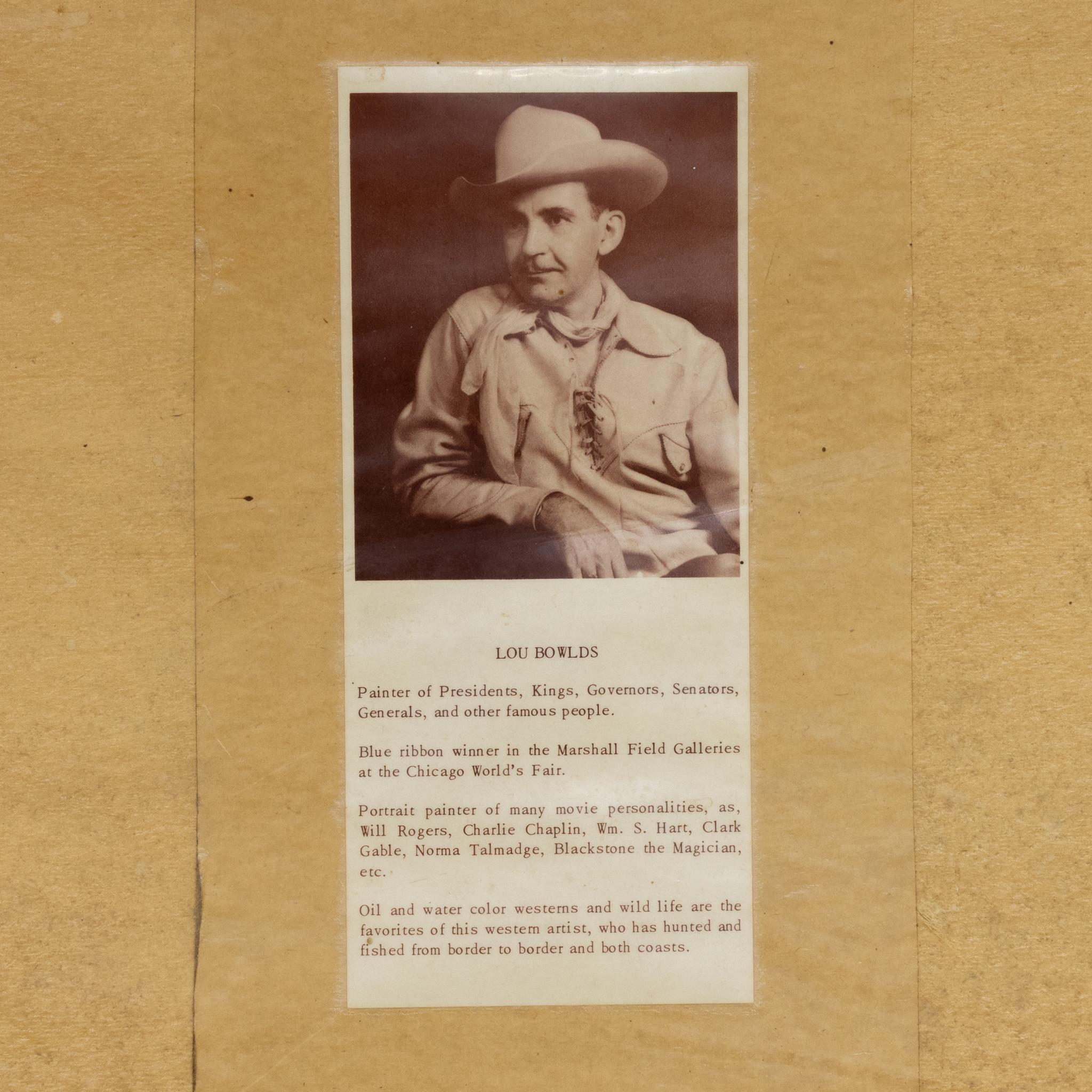 Saloon Akt Originalgemälde von Lou Bowlds (amerikanisch) im Angebot