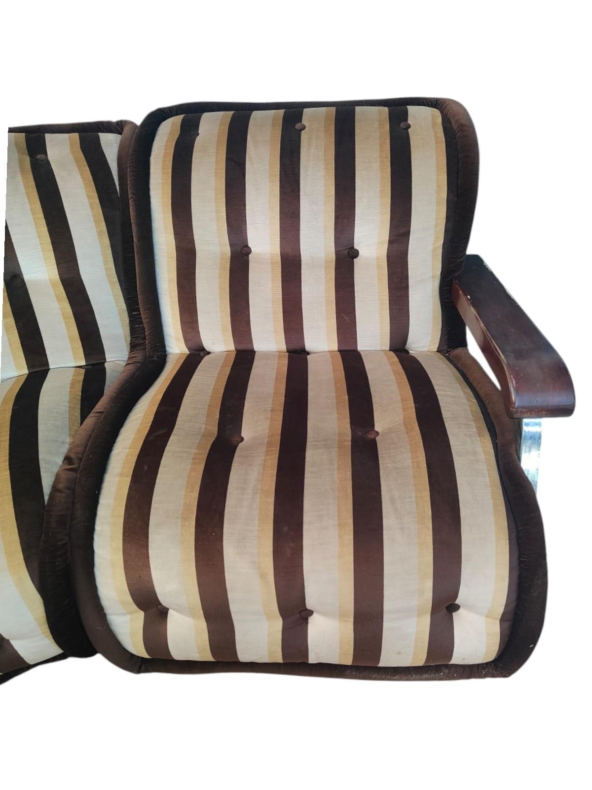 Modulare Lounge mit 4 Elementen, signiert Giuseppe Rossi di Albizzate, 1960er Jahre (Stahl) im Angebot