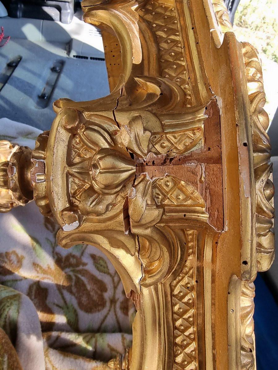 Barocco Salotto nobiliare intagliato e dorato, stile Carlo X – XIX secolo. in vendita