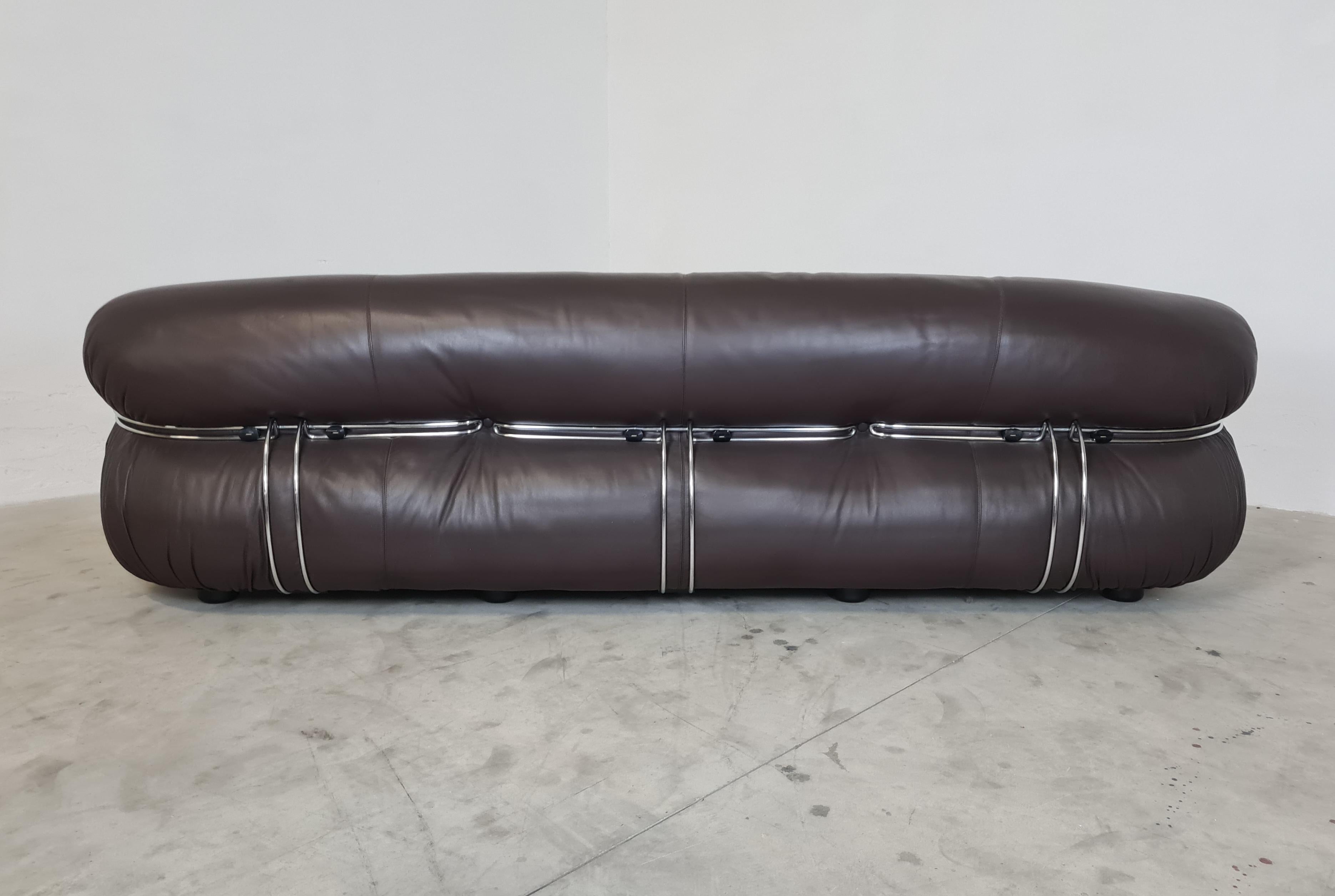 Divano e Poltrone Soriana di Afra e Tobia Scarpa per Cassina in vendita 4
