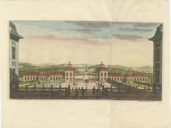 Salsta Castle in Pastoral Uppland, Sweden: A Dahlberg Engraving, 1694