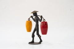 Porta sale e pepe Shakers Figurina cinese di Richard Rohac degli anni '50 circa