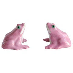 Salt and Pepper Shakers 'Frogs' Limoge