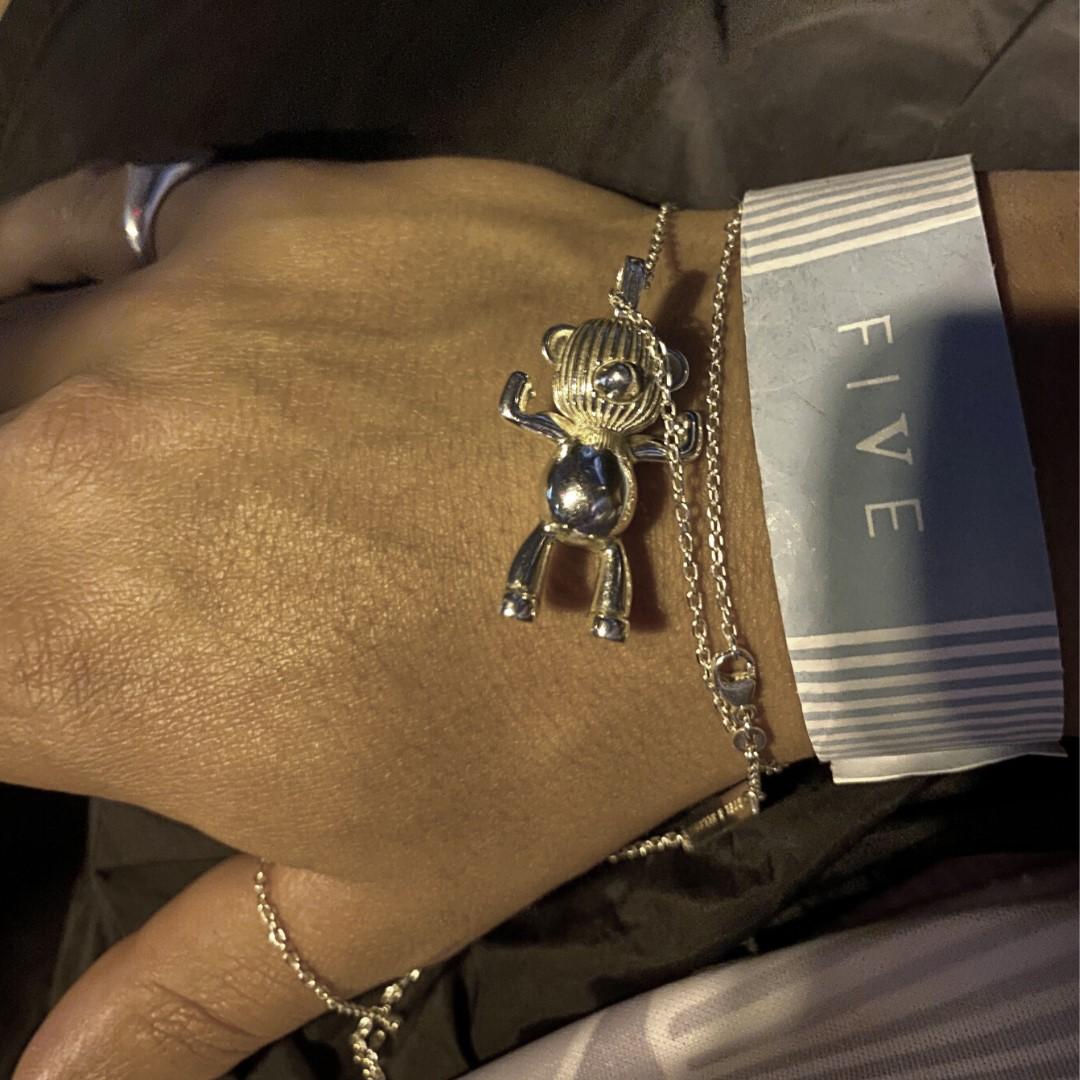 SALT & APES  INVINCIBLE Teddy Bear  Necklace Pendant  Men  Sterling Silver In New Condition For Sale In ETTEN-LEUR, NL