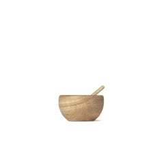 Salt Cellar with Spoon Oak