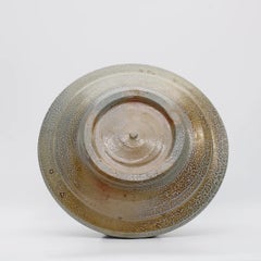 Salt Fired Plate by Renowned Welsh Potter Phil Rogers
