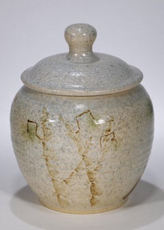 Salt Glaze Jar & Lid, American Art Studio Pottery 1970s