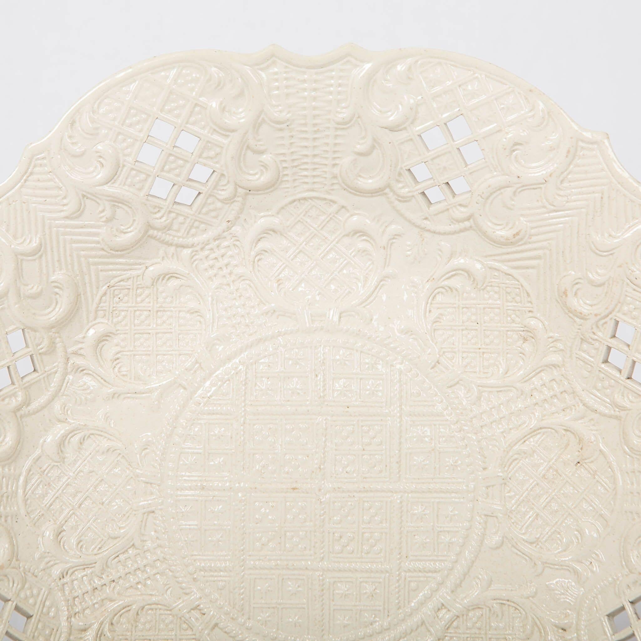 Stoneware Salt-Glazed Dish Made in England, circa 1765