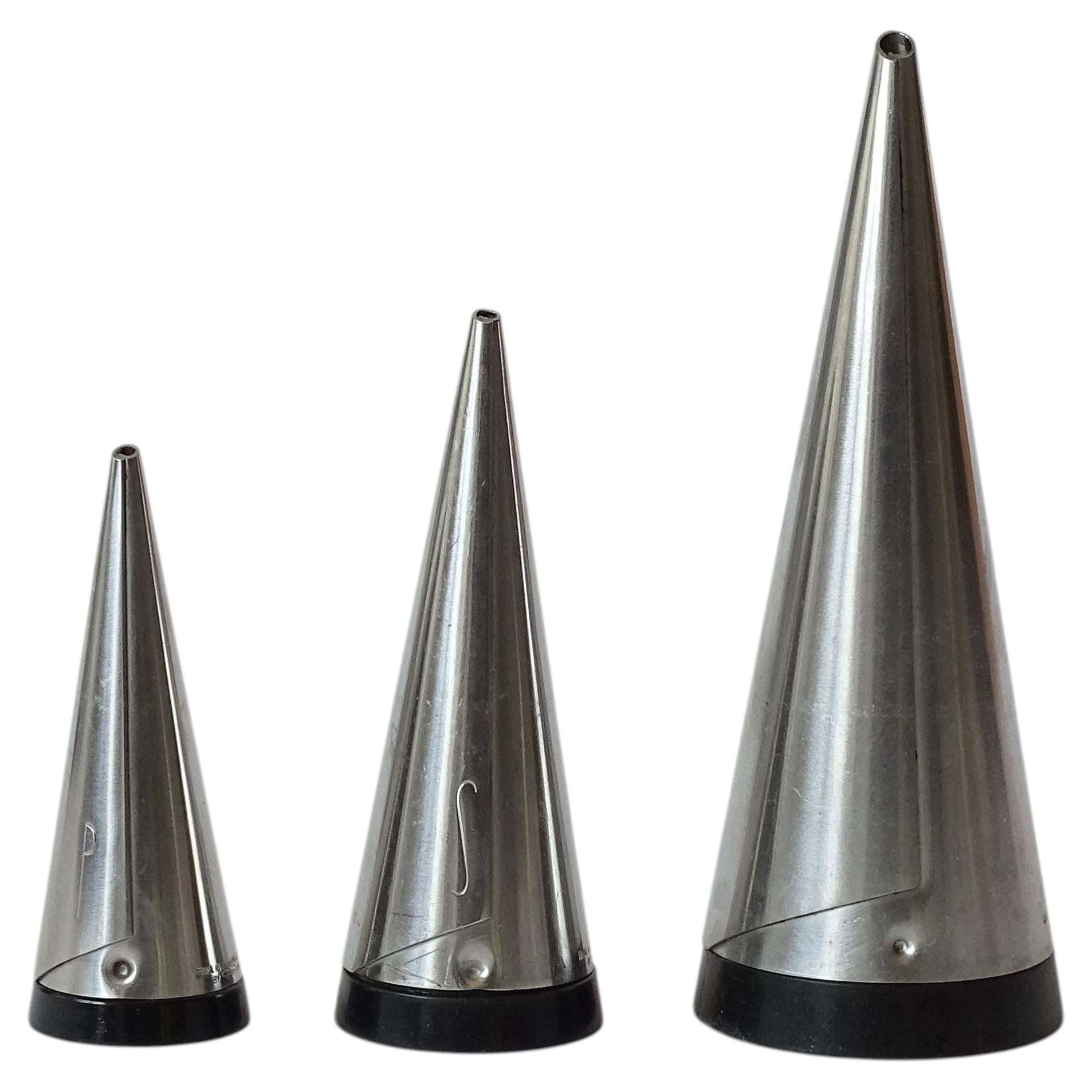 Salt, Pepper and Sugar Shaker by Pierre Fossell for Gense, Sweden 1950s