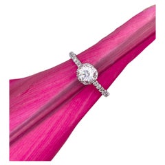 Salt Pepper Diamantring 14KT Gold 0,60 Karat Größe 5,5 Verlobungsring