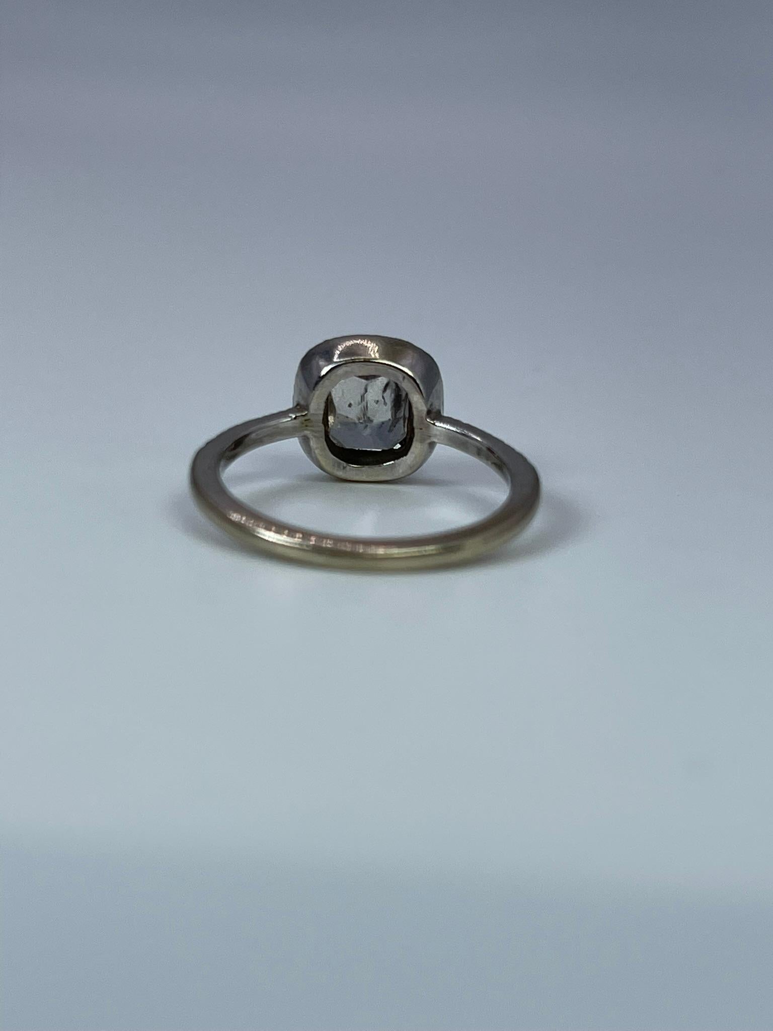 galaxy diamond engagement ring