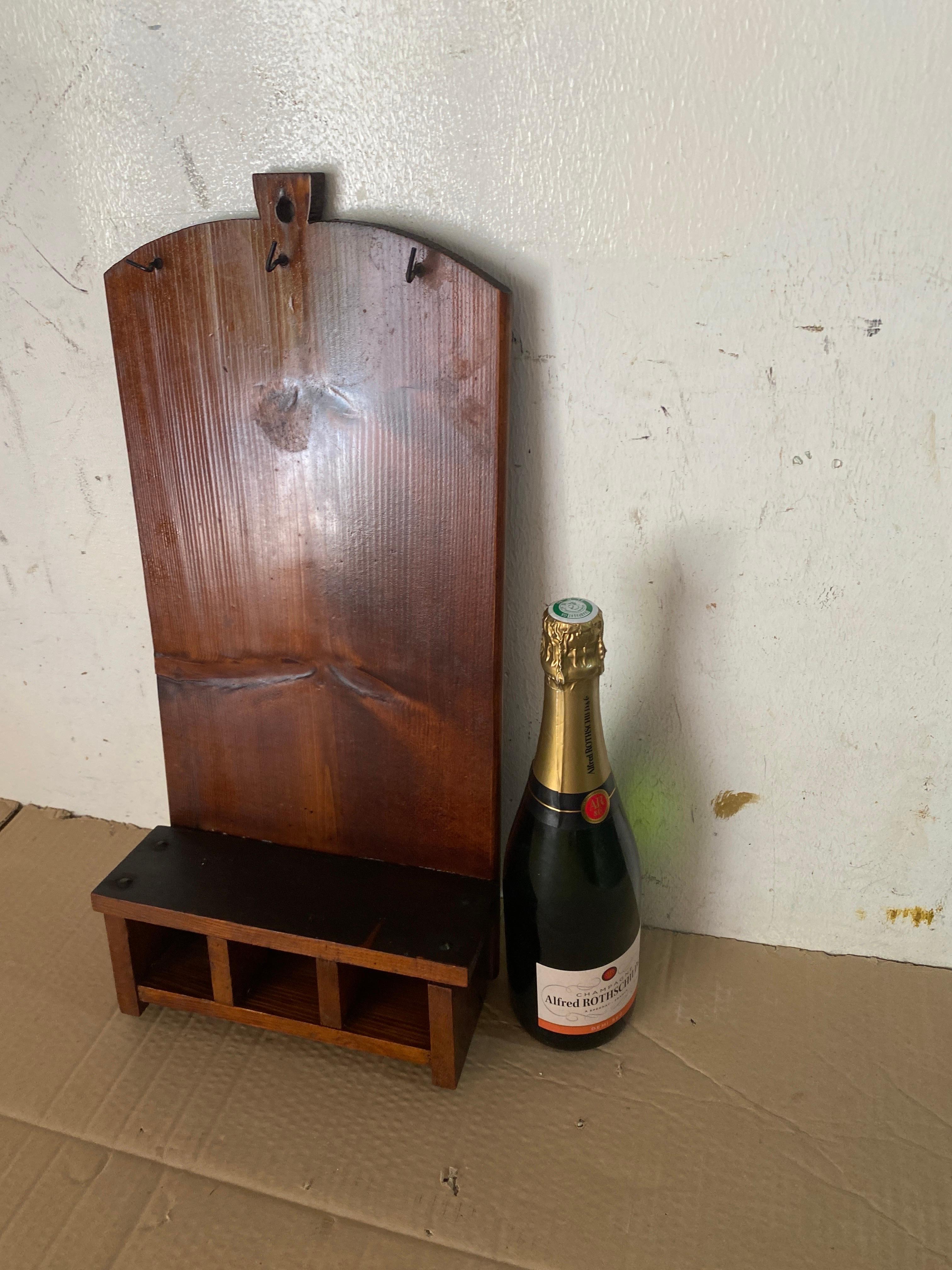 Salero Azucarero y Cafetero Juego de Pared de Cocina en Cerámica y Madera Francia 1960 en venta 5