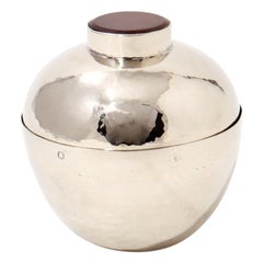 Salta Small Candy Bowl, Alpaca Silver & Brown Onyx Stone