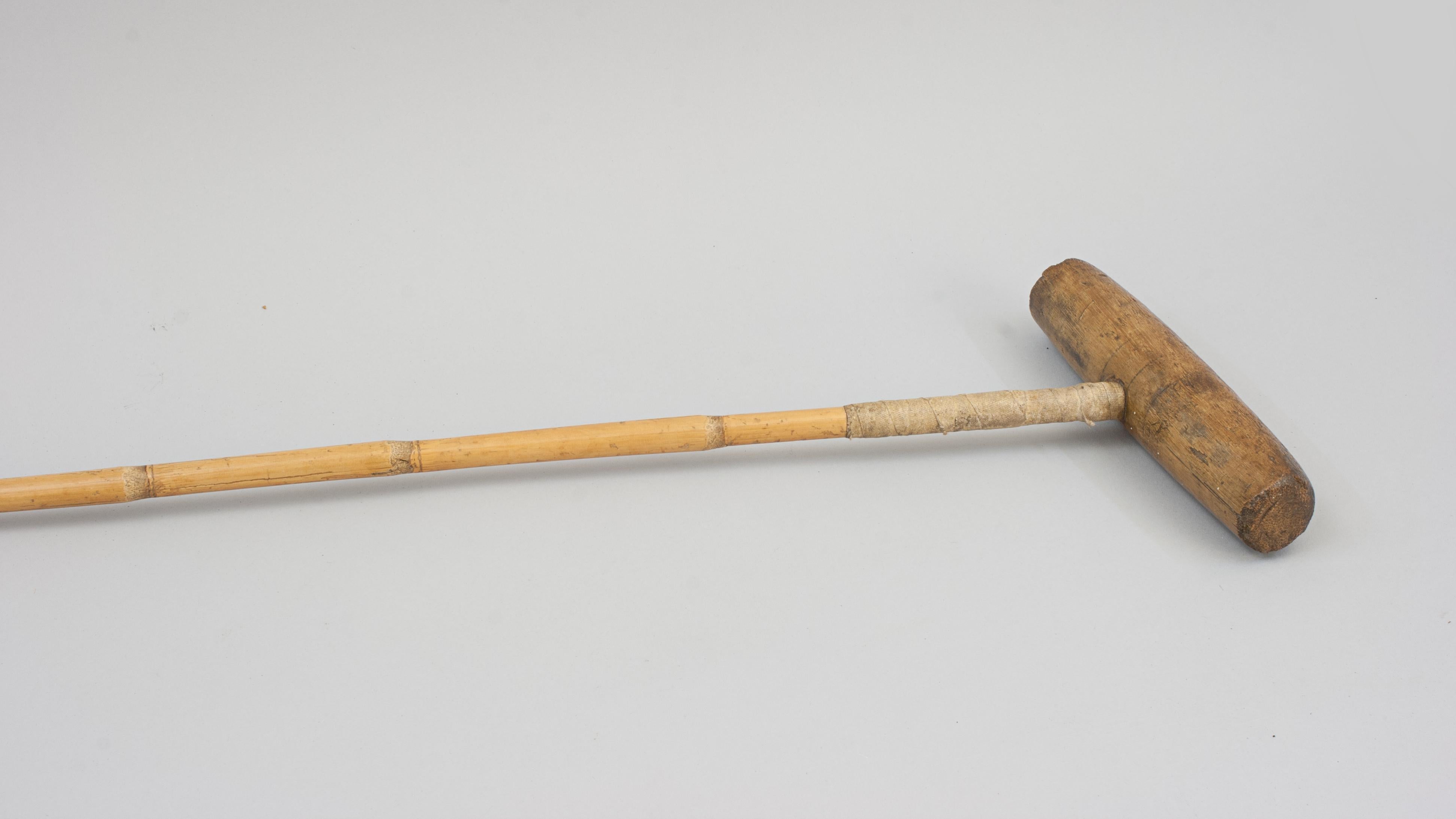20th Century Salter & Sons Bicycle Polo Mallet For Sale