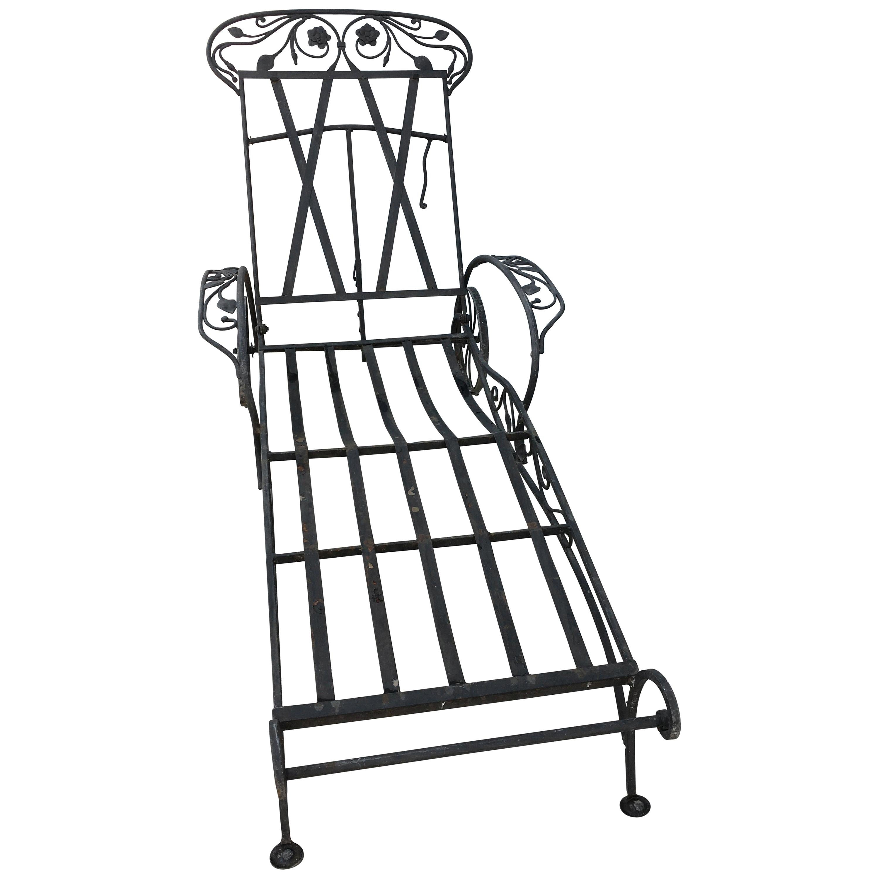 Salterini American Midcentury Hollywood Regency Lounge Chair