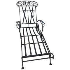 Salterini American Midcentury Hollywood Regency Lounge Chair
