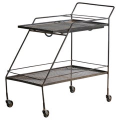 Salterini, Bar Cart, Iron, Italy, 1950s