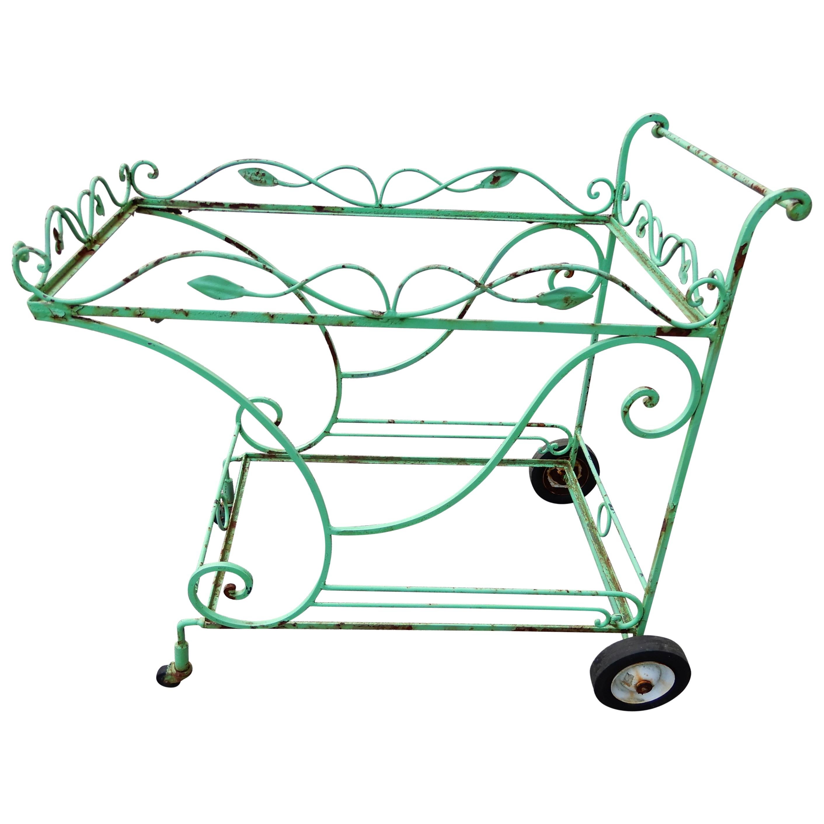 Salterini Bar or Tea Cart For Sale