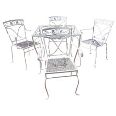 Salterini Card Table and Chairs Mt Vernon Pattern