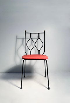 Vintage Mid century Iron Chairs / Parzinger Weinberg