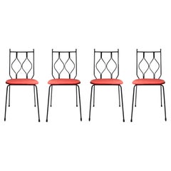 Vintage Mid century Iron Chairs / Parzinger Weinberg