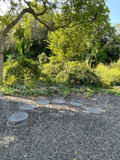 Vintage Schmiedeeisen Terrassenmöbel