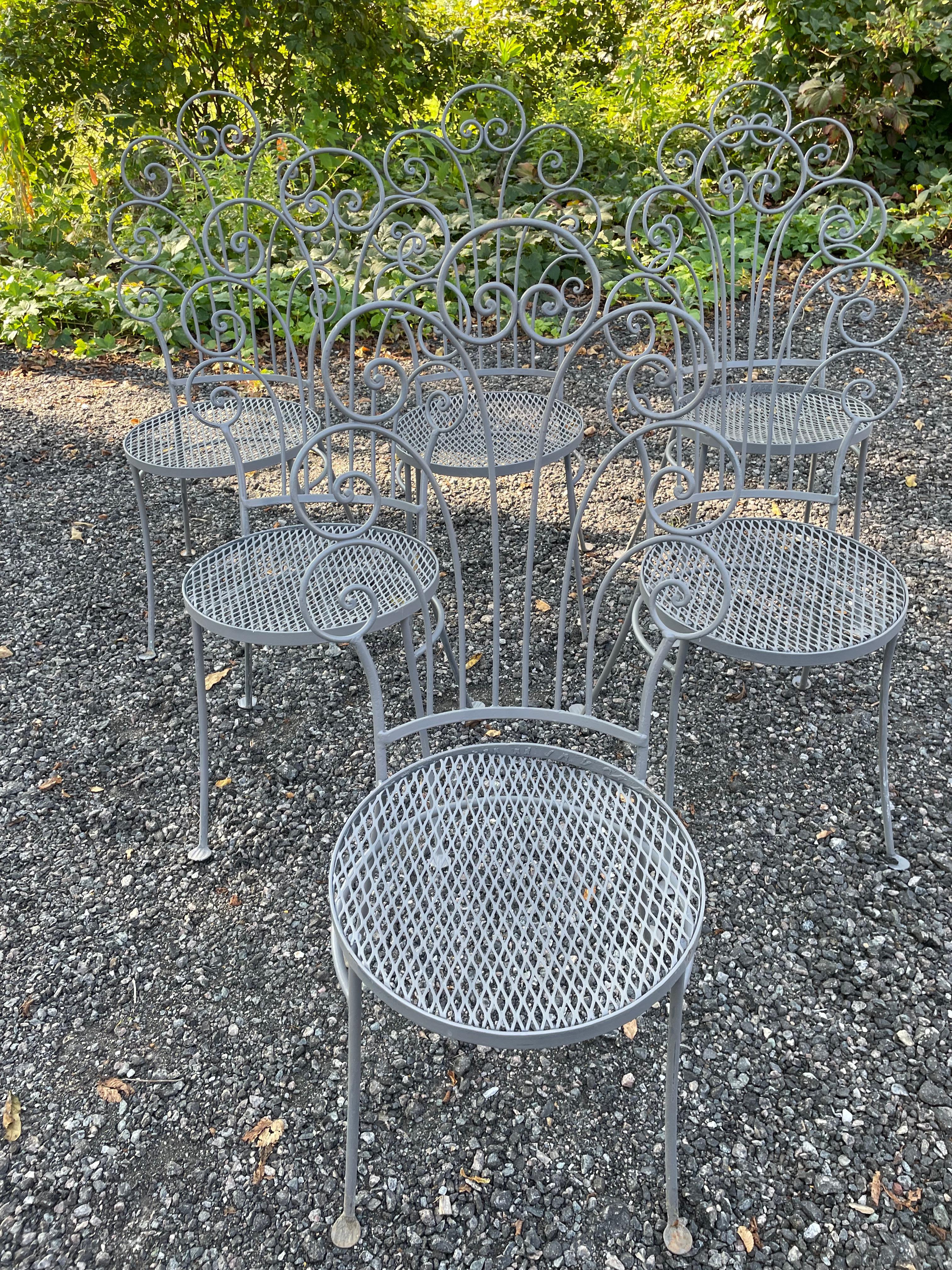 vintage wrought iron patio furniture for sale