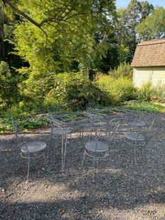 Wrought Iron Dining Set by Salterini 7 Piece