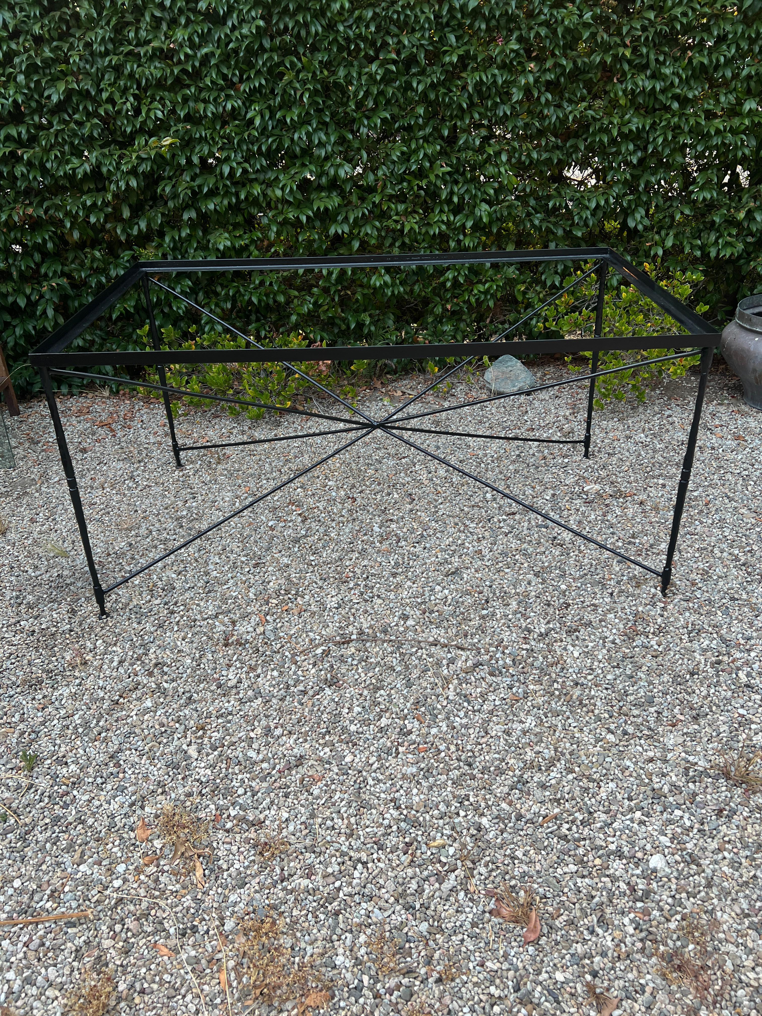 Salterini Hand Crafted Wrought Iron Dining Table im Angebot 5