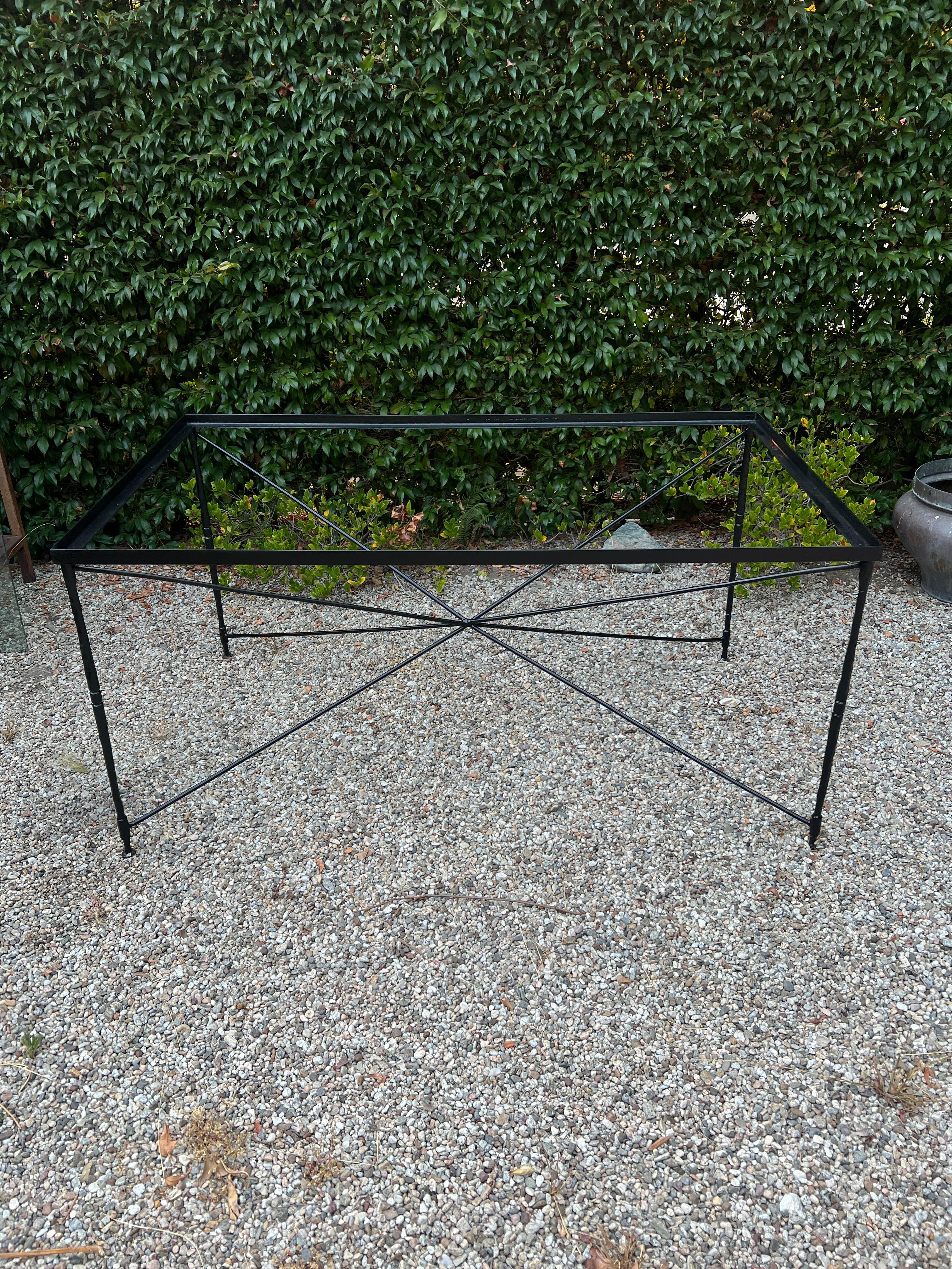 Salterini Hand Crafted Wrought Iron Dining Table im Angebot 6