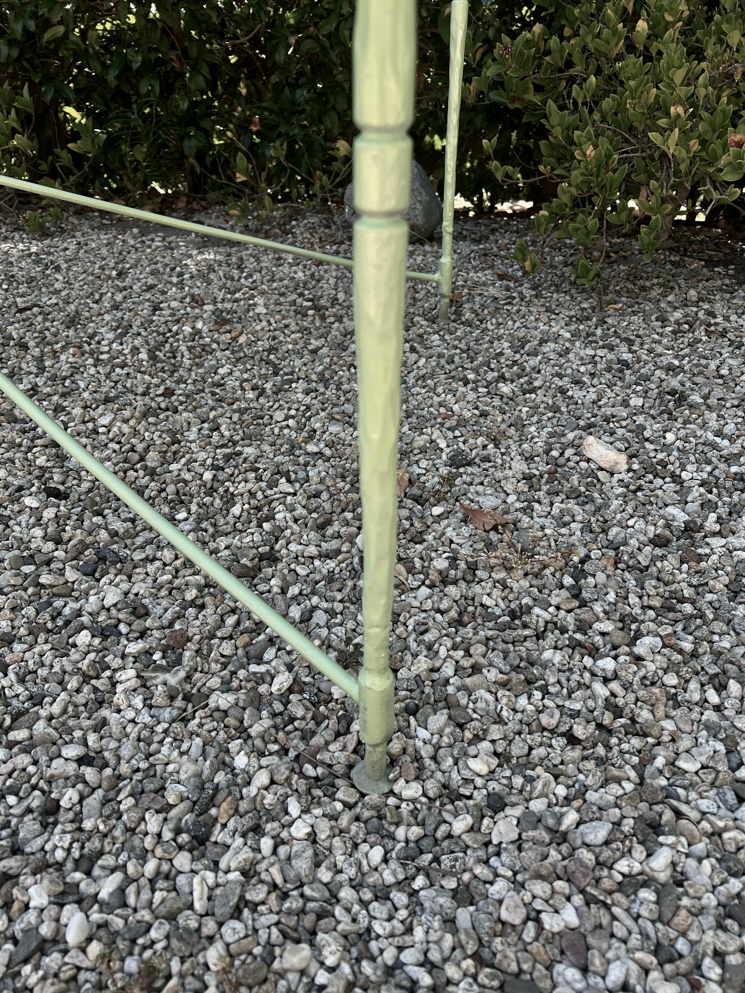 20th Century Salterini Hand Crafted Wrought Iron Dining Table For Sale
