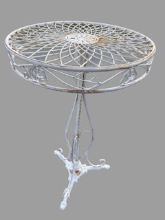 Salterini Iron Pedestal Bar Table