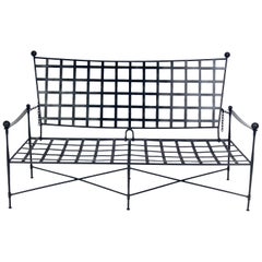 Salterini Iron Settee