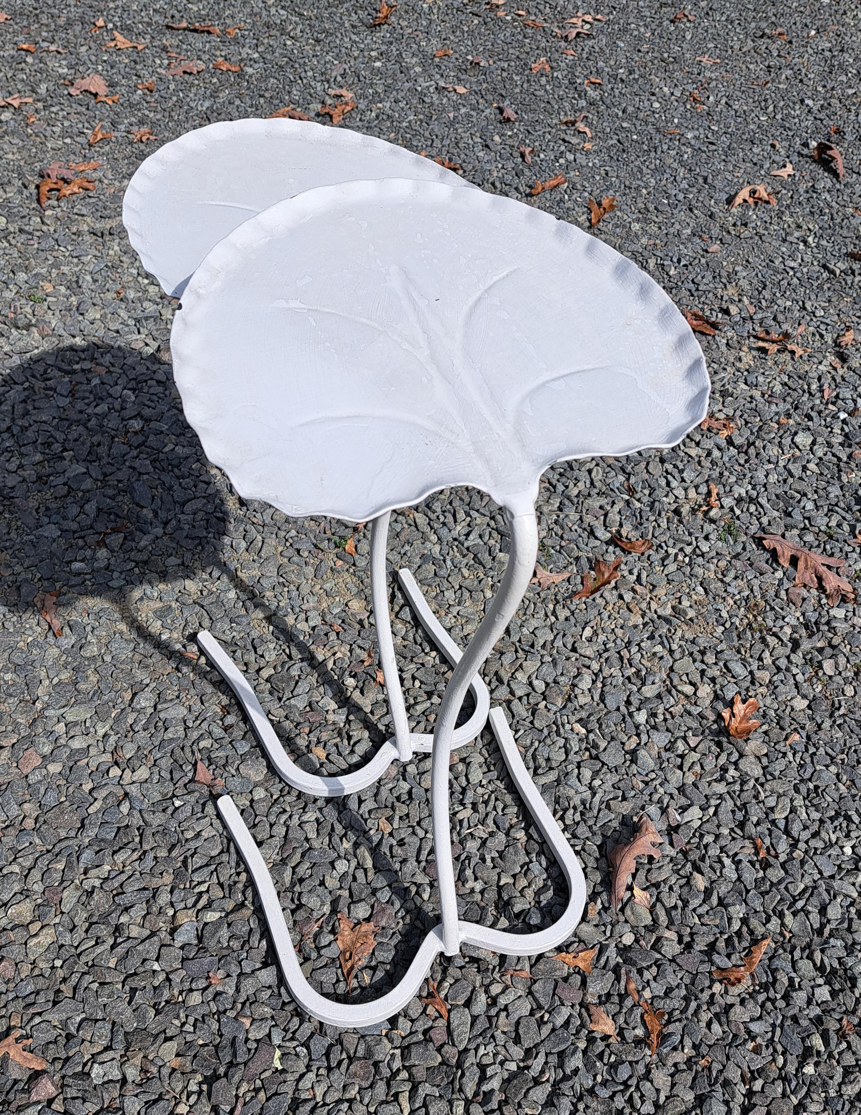 Metal Salterini Lilly Pad Nesting Tables For Sale