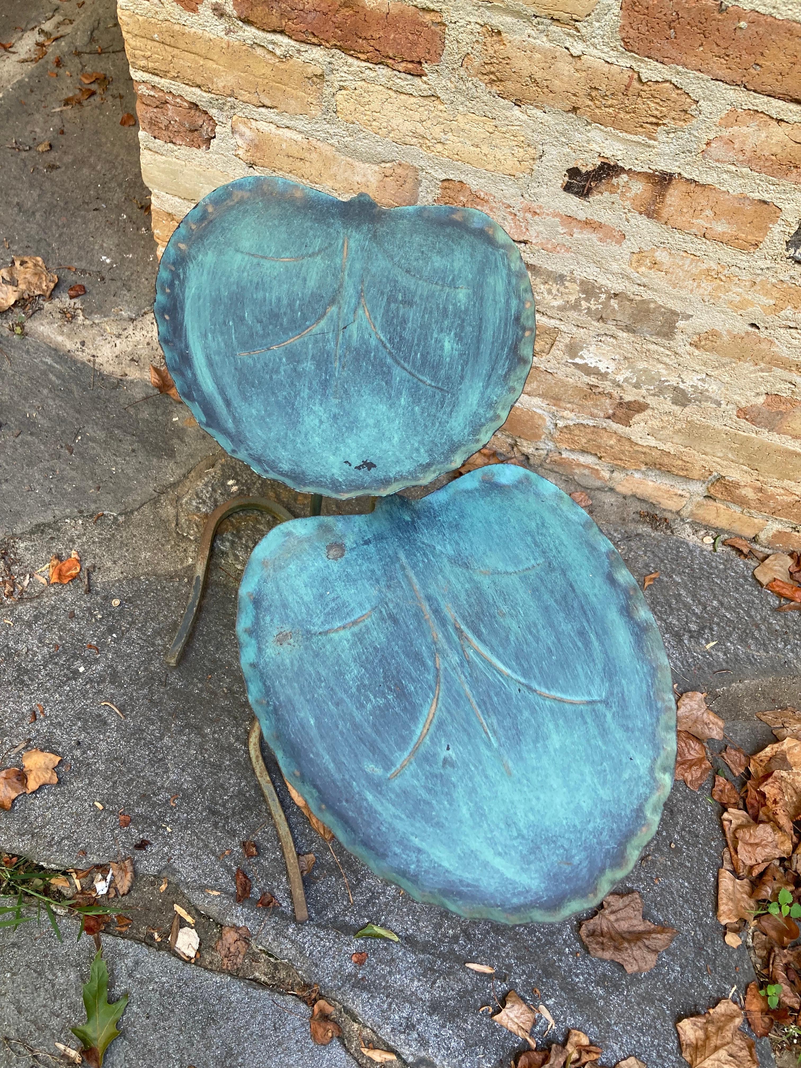 salterini lotus leaf patio tables In Good Condition For Sale In Athens, GA