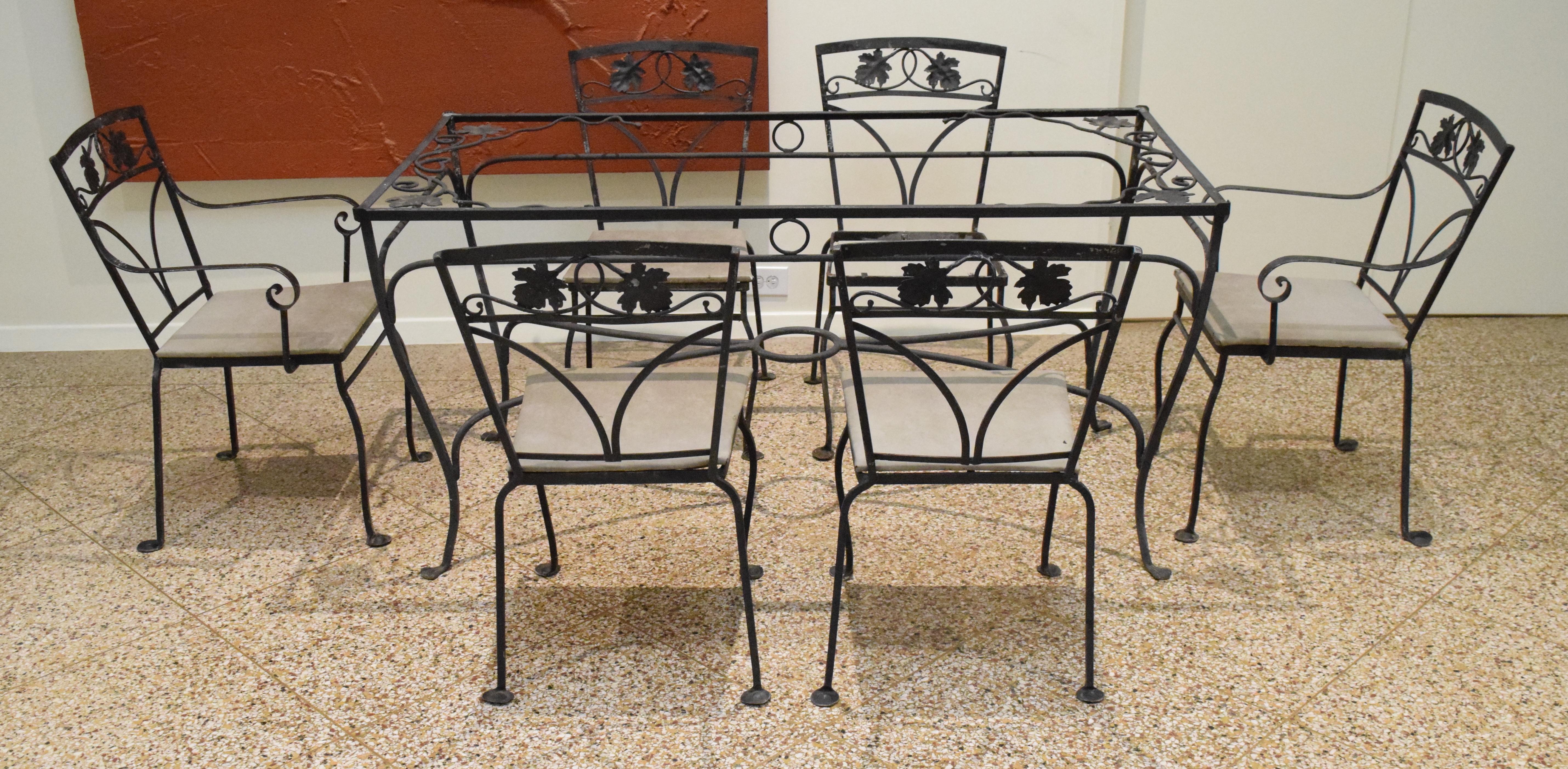 American Salterini Maple Leaf Dining Set