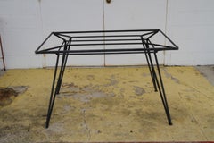 Salterini Maurizio Tempestini Style Midcentury Wrought Iron Dining Table