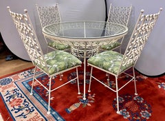 Mid Century Arthur Umanoff 5-Piece Wrought Iron Dining Set