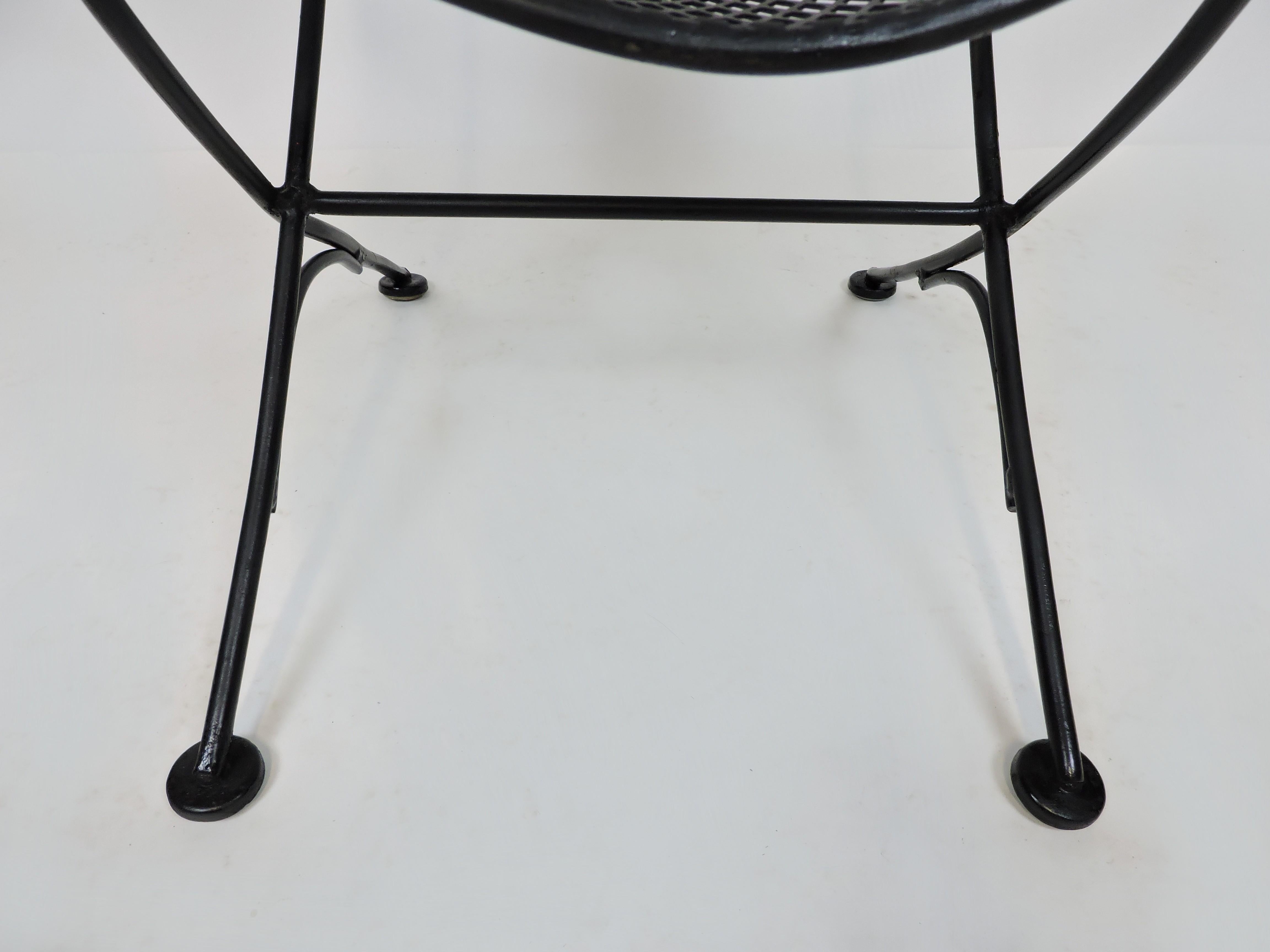 Salterini Midcentury Modern Clam Shell Orange Slice Patio Set Chair Settee Table 6