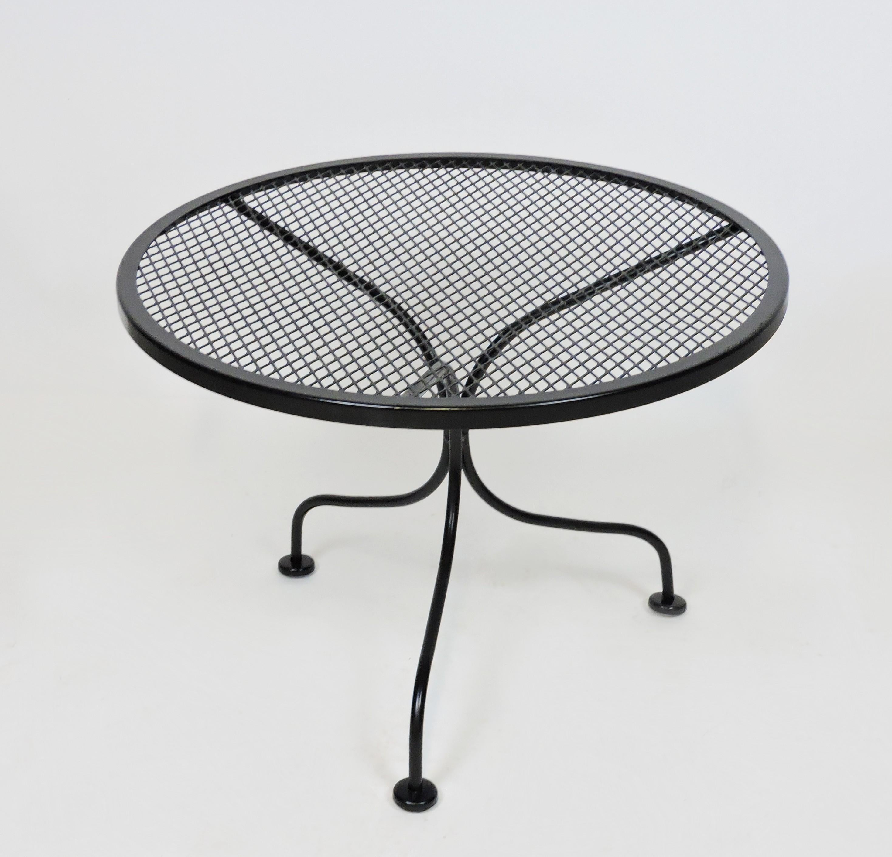 Salterini Midcentury Modern Clam Shell Orange Slice Patio Set Chair Settee Table 7