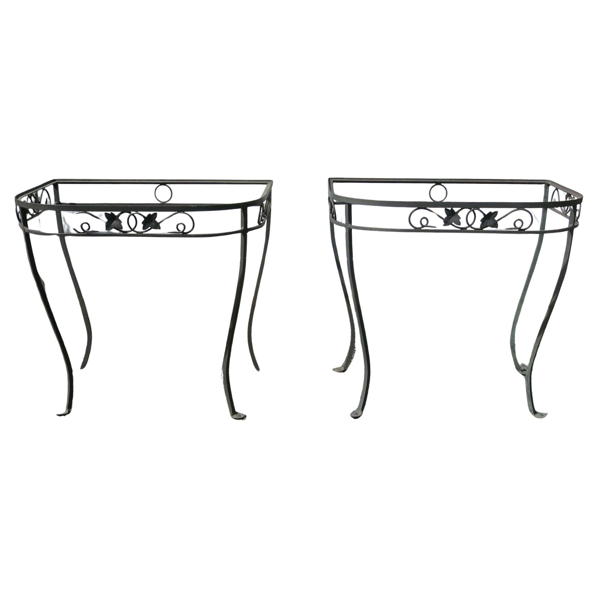 Salterini Mt. Vernon Demi Lune Tables a Pair