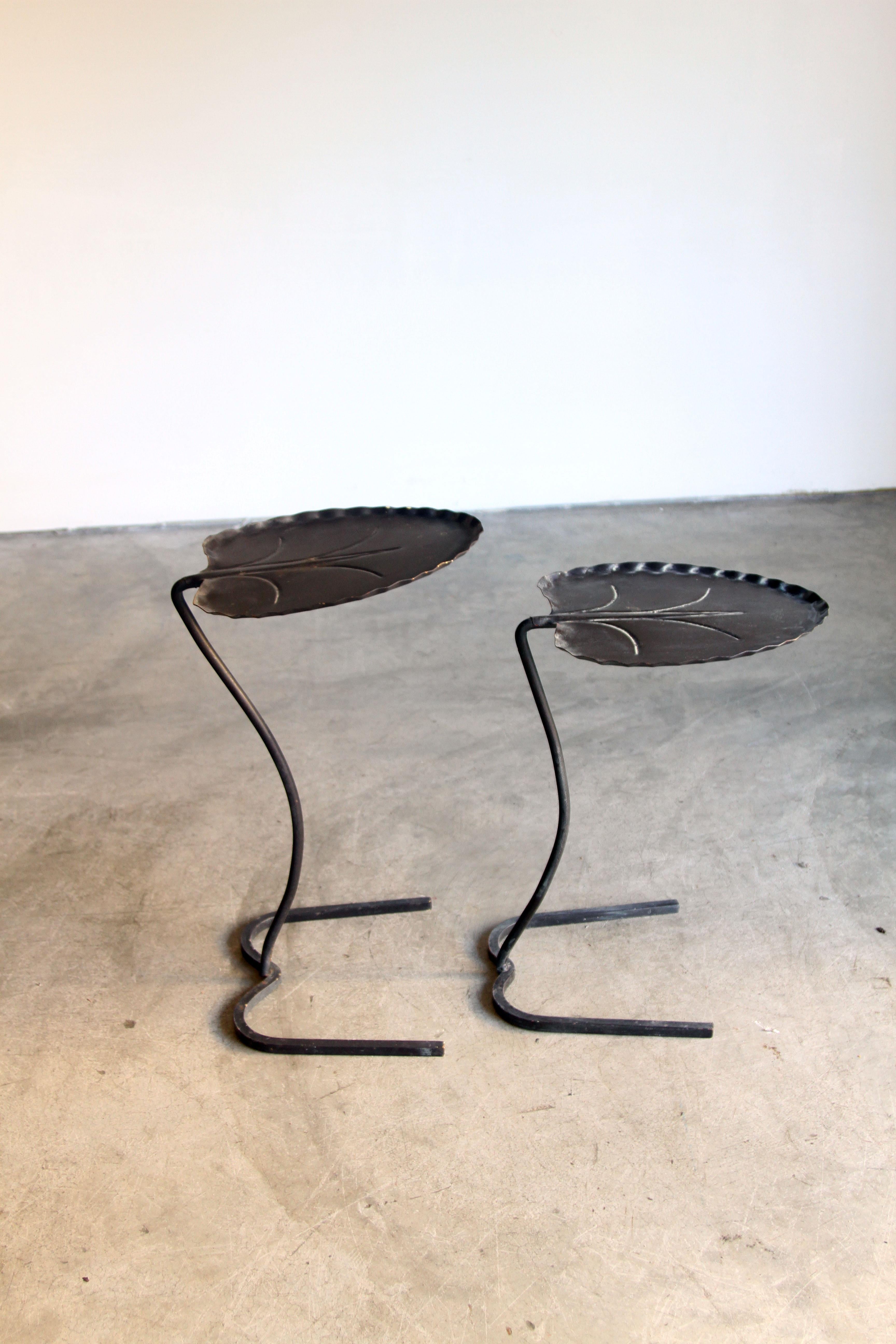 Salterini Nesting Lilly Pad Leaf Tables In Good Condition In St. Louis, MO